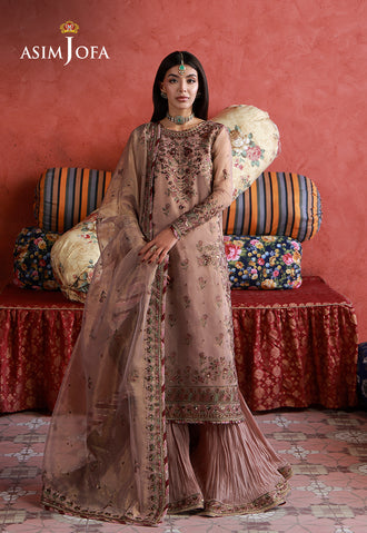 AJLPN-13 Embroidered Poly Net Stitched 3pcs